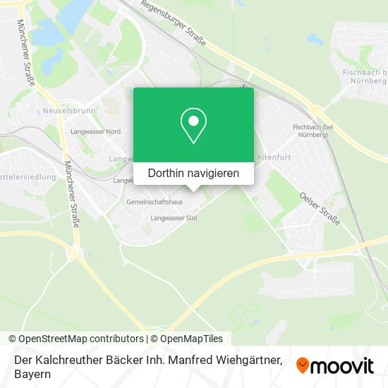 Der Kalchreuther Bäcker Inh. Manfred Wiehgärtner Karte