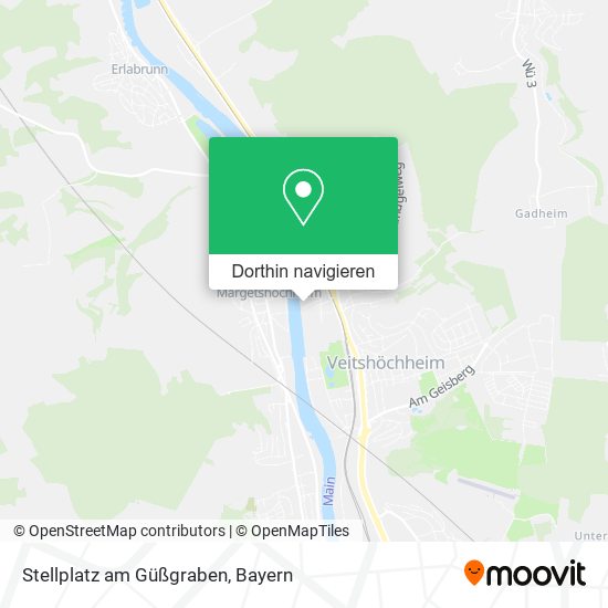 Stellplatz am Güßgraben Karte