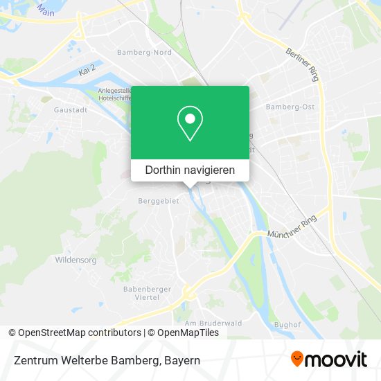 Zentrum Welterbe Bamberg Karte