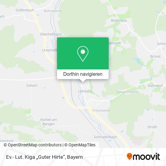 Ev.- Lut. Kiga „Guter Hirte” Karte