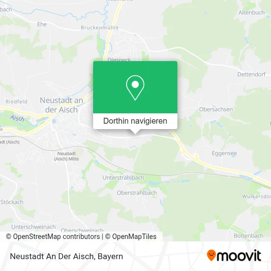 Neustadt An Der Aisch Karte