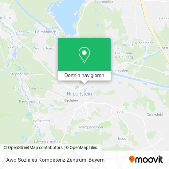 Awo Soziales Kompetenz-Zentrum Karte