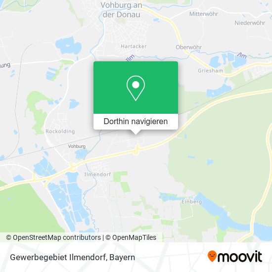 Gewerbegebiet Ilmendorf Karte