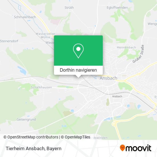 Tierheim Ansbach Karte