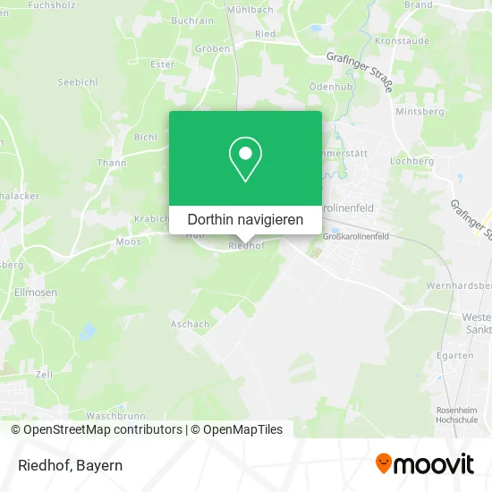 Riedhof Karte