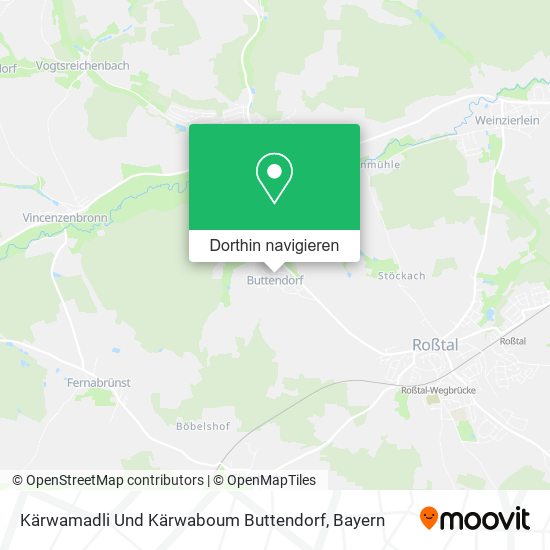 Kärwamadli Und Kärwaboum Buttendorf Karte