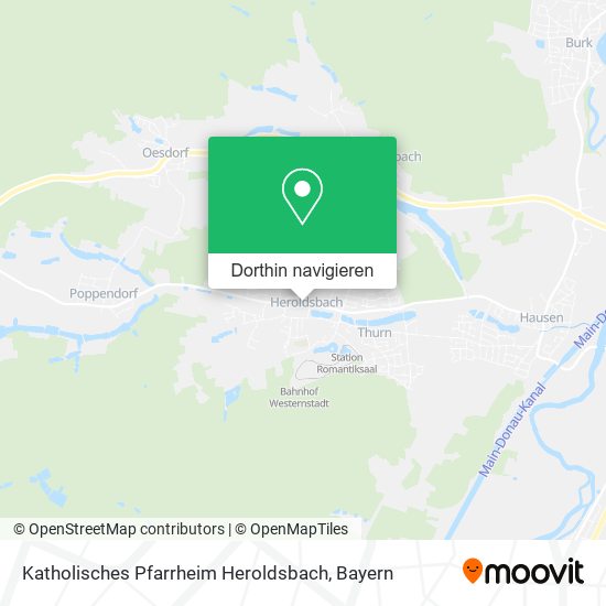 Katholisches Pfarrheim Heroldsbach Karte