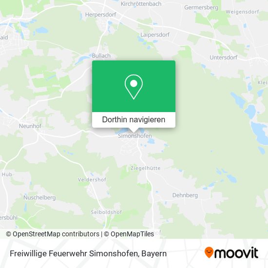 Freiwillige Feuerwehr Simonshofen Karte