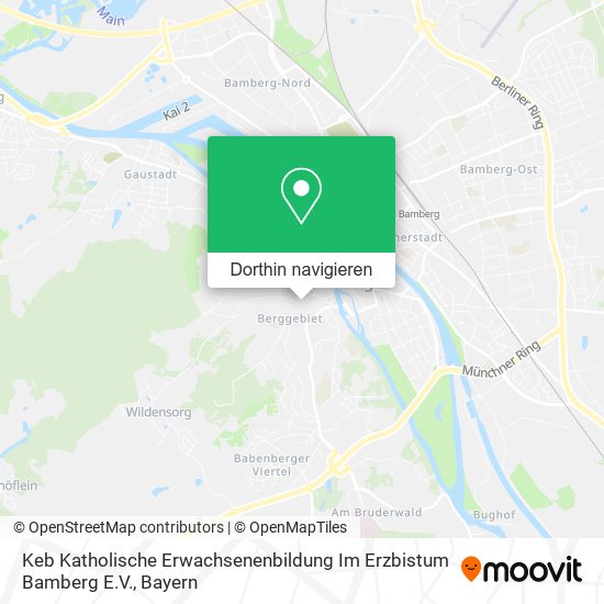 Keb Katholische Erwachsenenbildung Im Erzbistum Bamberg E.V. Karte