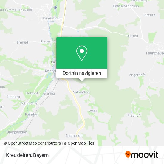 Kreuzleiten Karte