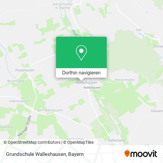 Grundschule Walleshausen Karte