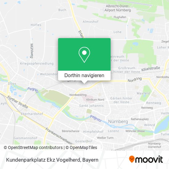 Kundenparkplatz Ekz Vogelherd Karte