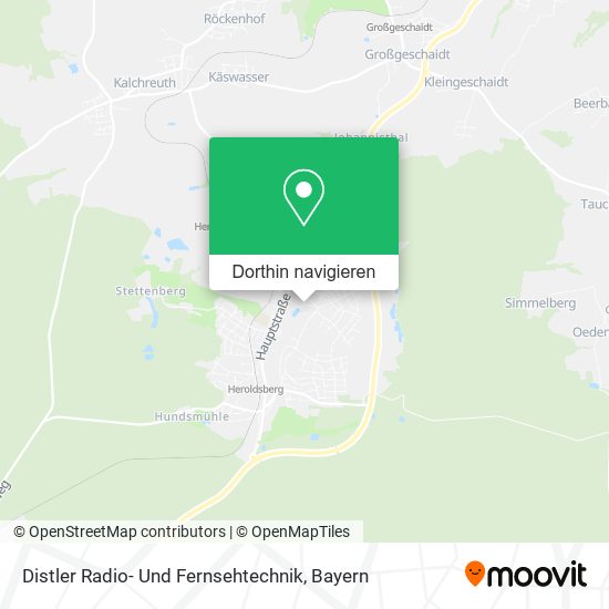 Distler Radio- Und Fernsehtechnik Karte