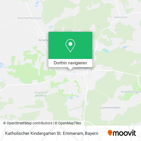 Katholischer Kindergarten St. Emmeram Karte