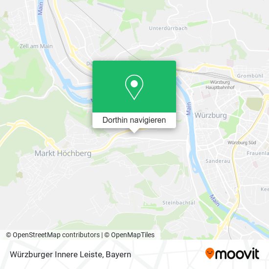 Würzburger Innere Leiste Karte