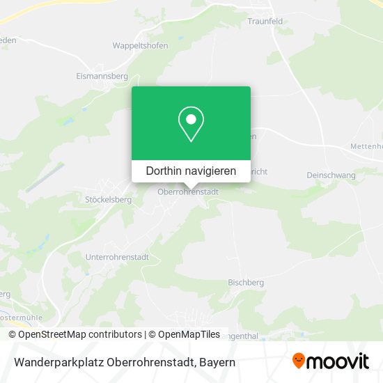 Wanderparkplatz Oberrohrenstadt Karte