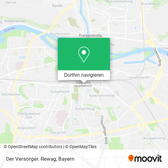 Der Versorger. Rewag Karte