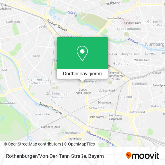 Rothenburger / Von-Der-Tann-Straße Karte
