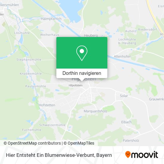 Hier Entsteht Ein Blumenwiese-Verbunt Karte