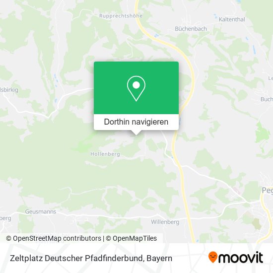 Zeltplatz Deutscher Pfadfinderbund Karte