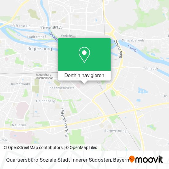 Quartiersbüro Soziale Stadt Innerer Südosten Karte