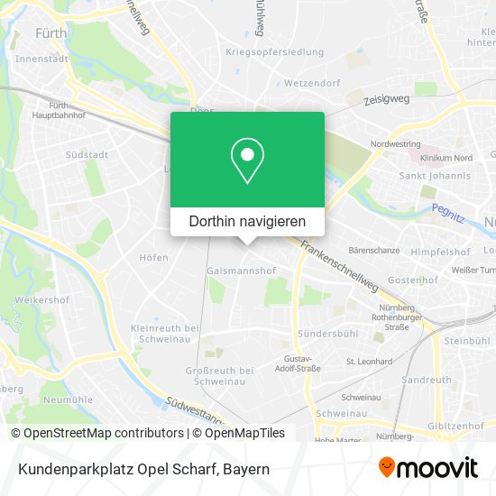 Kundenparkplatz Opel Scharf Karte