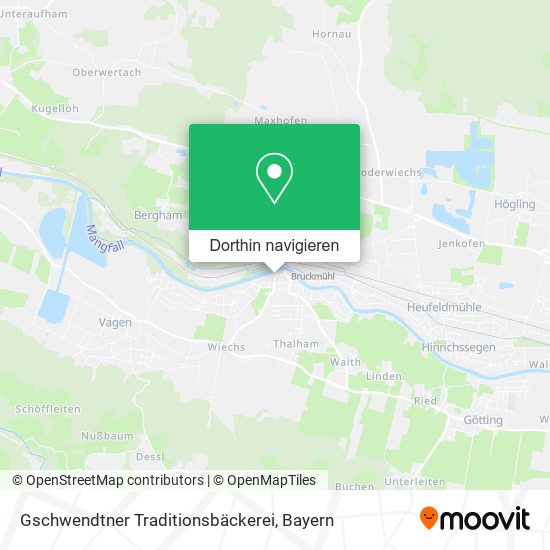 Gschwendtner Traditionsbäckerei Karte