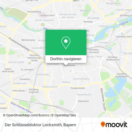 Der Schlüsseldoktor Locksmith Karte