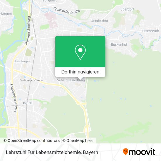 Lehrstuhl Für Lebensmittelchemie Karte