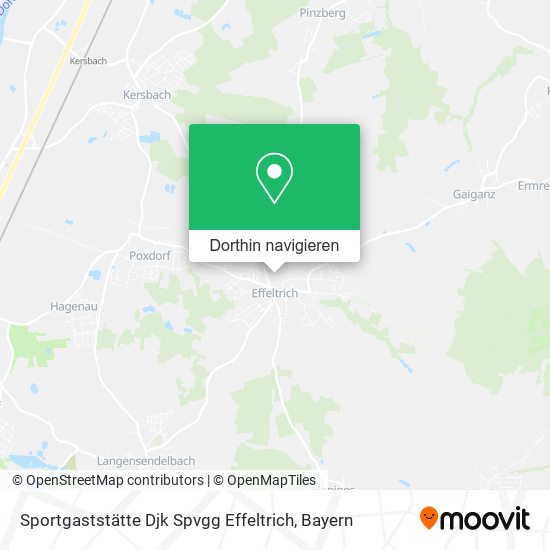 Sportgaststätte Djk Spvgg Effeltrich Karte