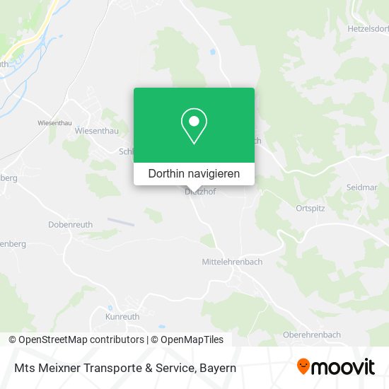 Mts Meixner Transporte & Service Karte