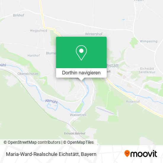 Maria-Ward-Realschule Eichstätt Karte