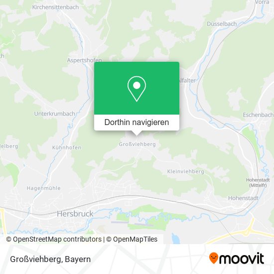 Großviehberg Karte
