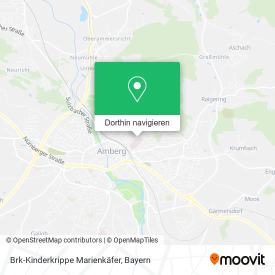 Brk-Kinderkrippe Marienkäfer Karte