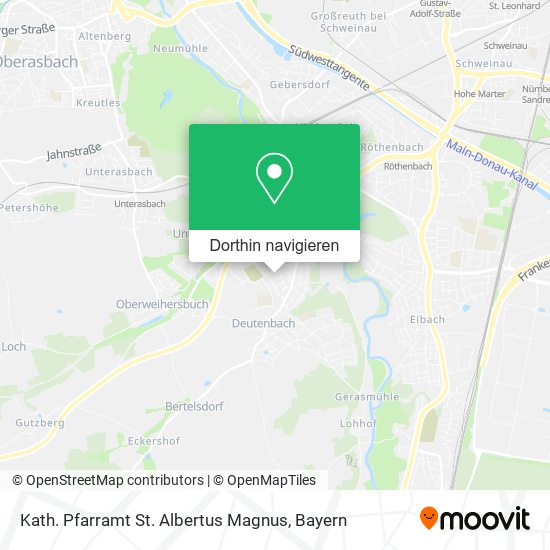 Kath. Pfarramt St. Albertus Magnus Karte