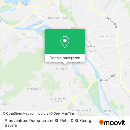 Pfarrzentrum Dompfarramt St. Peter & St. Georg Karte