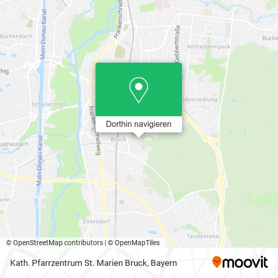 Kath. Pfarrzentrum St. Marien Bruck Karte