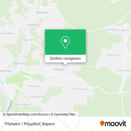 Pilsheim / Pöpplhof Karte