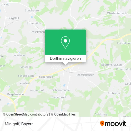 Minigolf Karte