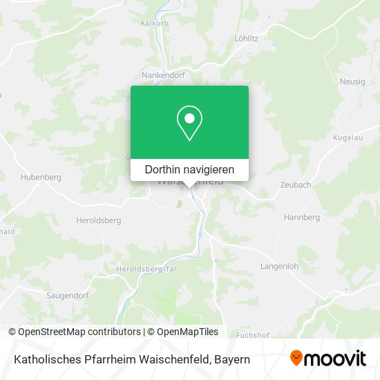 Katholisches Pfarrheim Waischenfeld Karte