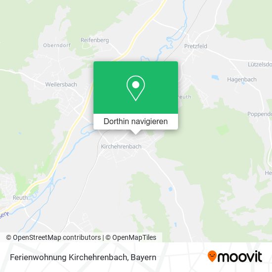 Ferienwohnung Kirchehrenbach Karte