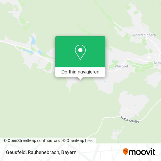 Geusfeld, Rauhenebrach Karte