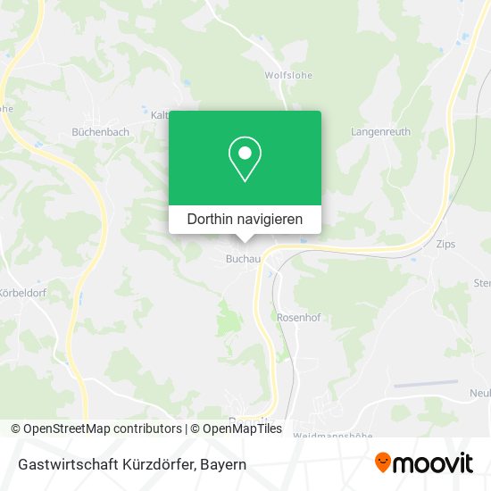 Gastwirtschaft Kürzdörfer Karte