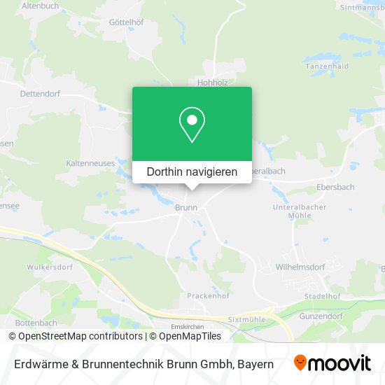 Erdwärme & Brunnentechnik Brunn Gmbh Karte