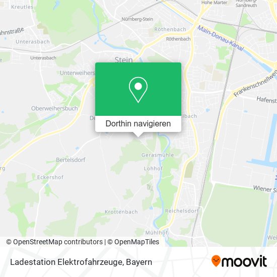 Ladestation Elektrofahrzeuge Karte