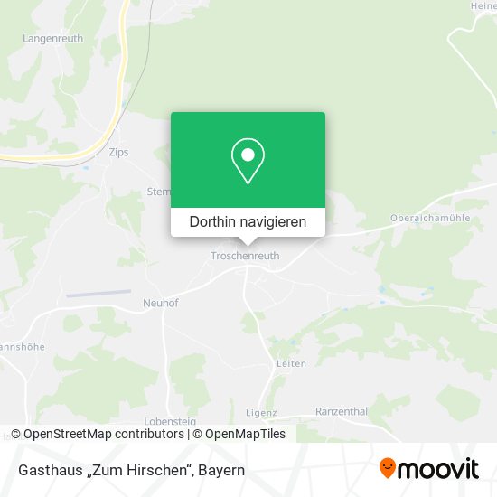 Gasthaus „Zum Hirschen“ Karte