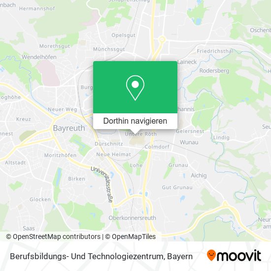 Berufsbildungs- Und Technologiezentrum Karte