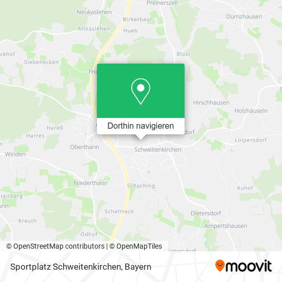 Sportplatz Schweitenkirchen Karte