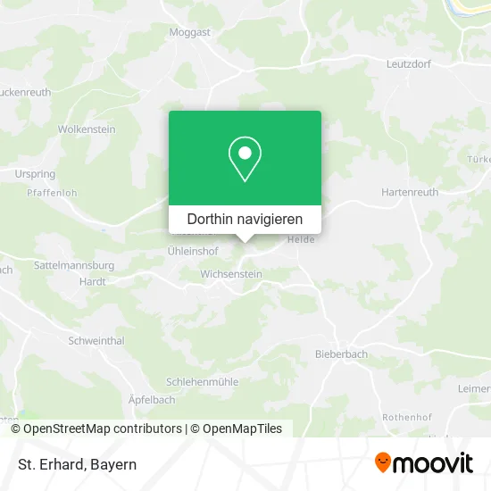 St. Erhard Karte