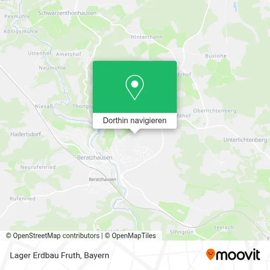 Lager Erdbau Fruth Karte